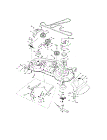 Mower Deck parts for Husqvarna Riding Mower Tractor LOGTH2448T from AppliancePartsPros.com