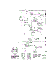 Schematic-Tractor parts for Husqvarna Riding Mower Tractor LOGTH2448T from AppliancePartsPros.com