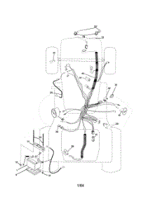 Electrical parts for Husqvarna Riding Mower Tractor LOGTH2548A from AppliancePartsPros.com