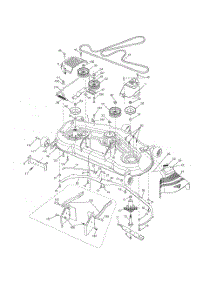 Mower Deck parts for Husqvarna Riding Mower Tractor M2454T from AppliancePartsPros.com