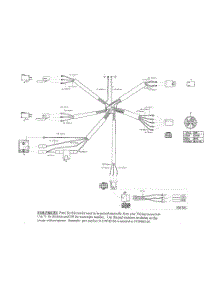 Wire Harness parts for Husqvarna Riding Mower Tractor RIDER 155 from AppliancePartsPros.com
