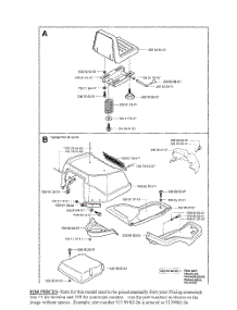Seat, Body Parts parts for Husqvarna Riding Mower Tractor RIDER 16 from AppliancePartsPros.com