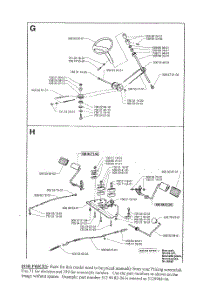 Steering, Pedals parts for Husqvarna Riding Mower Tractor RIDER 16 from AppliancePartsPros.com