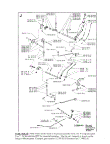 Height Adjustment parts for Husqvarna Riding Mower Tractor RIDER 16 from AppliancePartsPros.com