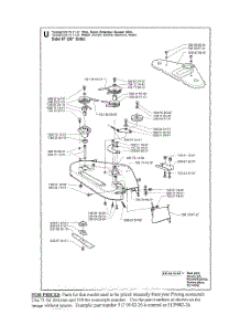 Mower Deck parts for Husqvarna Riding Mower Tractor RIDER 16 from AppliancePartsPros.com