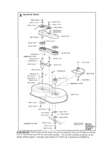 Mower Deck parts for Husqvarna Riding Mower Tractor RIDER 16 from AppliancePartsPros.com