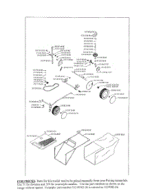 Wheels parts for Husqvarna Walk Behind Lawn Mower ROYAL 53S INTEK from AppliancePartsPros.com
