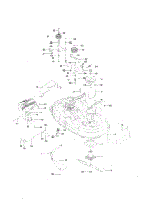 Mower Deck  /  Cutting Deck parts for Husqvarna Riding Mower Tractor RZ4216 from AppliancePartsPros.com