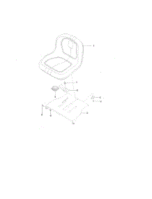 Seat parts for Husqvarna Riding Mower Tractor RZ4216 from AppliancePartsPros.com