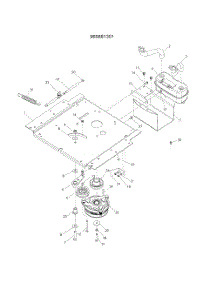 Engine Plate-965881301 parts for Husqvarna Riding Mower Tractor RZ5422 from AppliancePartsPros.com