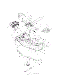 54" Deck parts for Husqvarna Riding Mower Tractor RZ5422 from AppliancePartsPros.com