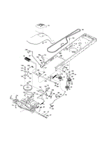 Drive parts for Husqvarna Riding Mower Tractor YT1942T from AppliancePartsPros.com