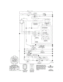Schematic-Tractor parts for Husqvarna Riding Mower Tractor YT1942T from AppliancePartsPros.com