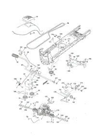 Drive parts for Husqvarna Riding Mower Tractor YTH2042 from AppliancePartsPros.com