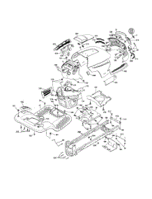 Chassis parts for Husqvarna Riding Mower Tractor YTH2042 from AppliancePartsPros.com