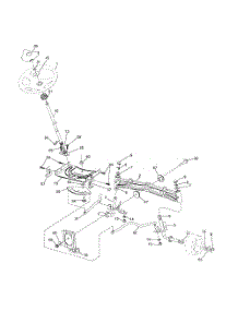 Steering parts for Husqvarna Riding Mower Tractor YTH2042 from AppliancePartsPros.com