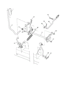 Mower Lift parts for Husqvarna Riding Mower Tractor YTH2042 from AppliancePartsPros.com