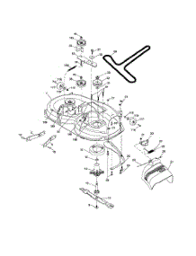 Mower Deck parts for Husqvarna Riding Mower Tractor YTH20F42T from AppliancePartsPros.com