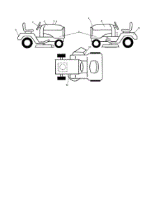 Decals parts for Husqvarna Riding Mower Tractor YTH20K46 from AppliancePartsPros.com