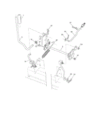 Mower Lift parts for Husqvarna Riding Mower Tractor YTH20K46 from AppliancePartsPros.com