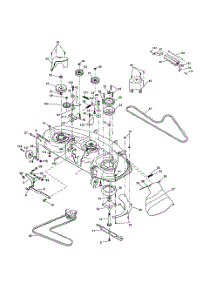 Mower Deck parts for Husqvarna Riding Mower Tractor YTH2148B from AppliancePartsPros.com