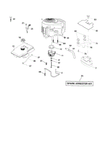 Engine parts for Husqvarna Riding Mower Tractor YTH2242T from AppliancePartsPros.com