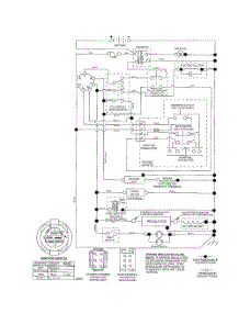 Schematic Diagram-Tractor parts for Husqvarna Riding Mower Tractor YTH2246 from AppliancePartsPros.com