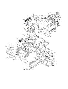 Chassis parts for Husqvarna Riding Mower Tractor YTH2246 from AppliancePartsPros.com