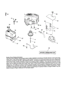 Engine parts for Husqvarna Riding Mower Tractor YTH2246 from AppliancePartsPros.com