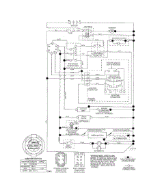 Schematic Diagram-Tractor parts for Husqvarna Riding Mower Tractor YTH2246 from AppliancePartsPros.com