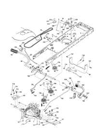 Drive parts for Husqvarna Riding Mower Tractor YTH2246 from AppliancePartsPros.com