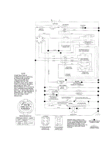 Schematic Diagram-Tractor parts for Husqvarna Riding Mower Tractor YTH2246 from AppliancePartsPros.com