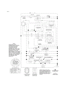 Schematic Diagram parts for Husqvarna Riding Mower Tractor YTH2246 from AppliancePartsPros.com