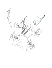 Mower Lift parts for Husqvarna Riding Mower Tractor YTH2448T from AppliancePartsPros.com