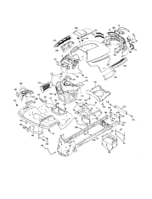 Chassis parts for Husqvarna Riding Mower Tractor YTH2448T from AppliancePartsPros.com