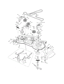 Mower Deck parts for Husqvarna Riding Mower Tractor YTH2448T from AppliancePartsPros.com