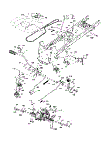 Drive parts for Husqvarna Riding Mower Tractor YTH2454 from AppliancePartsPros.com