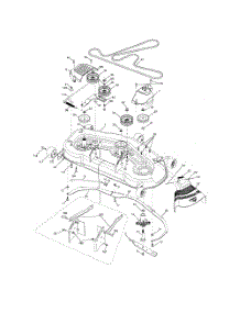 Mower Deck parts for Husqvarna Riding Mower Tractor YTH2454T from AppliancePartsPros.com