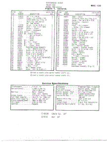 Chain Saw  /  Service Specs Page 2 parts for Mcculloch Chainsaw 24144 from AppliancePartsPros.com