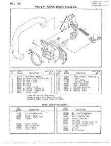 Chain Brake  /  Tools  /  Accessories parts for Mcculloch Chainsaw 24144 from AppliancePartsPros.com