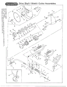 Drive Shaft  /  Shield  /  Cutter  /  Figure 1 parts for Mcculloch Hedge Trimmer 400016-04 from AppliancePartsPros.com