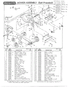 Mower Assembly (Self Propelled)  /  Figure 3 parts for Mcculloch Walk Behind Lawn Mower 40090B from AppliancePartsPros.com