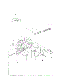 Chain Brake  /  Clutch Cover-Cs 340 parts for Mcculloch Chainsaw 967027401 from AppliancePartsPros.com
