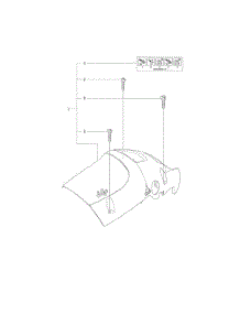 Cylinder Cover parts for Mcculloch Chainsaw 967027401 from AppliancePartsPros.com