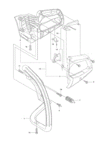 Handle parts for Mcculloch Chainsaw 967027401 from AppliancePartsPros.com