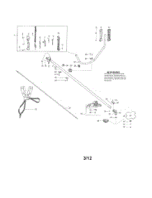 Shield  /  Throttle Housing  /  Shaft parts for Mcculloch Grass Line Trimmer B28B from AppliancePartsPros.com