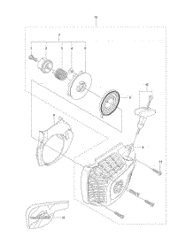 Starter parts for Mcculloch Chainsaw CS340 from AppliancePartsPros.com