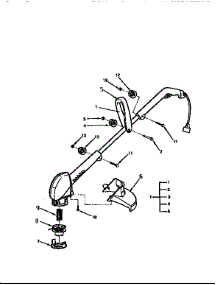 Replacement Parts parts for Mcculloch Grass Line Trimmer EAGER BEAVER 12TE-II from AppliancePartsPros.com