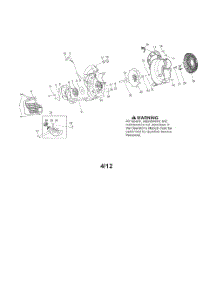 Scroll  /  Impeller  /  Handle parts for Mcculloch Leaf Blower M320 TYPE 1 from AppliancePartsPros.com