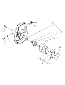 Figure 2 - Fan Housing Assembly parts for Mcculloch Grass Line Trimmer MAC 80-SX 14400029-15 from AppliancePartsPros.com